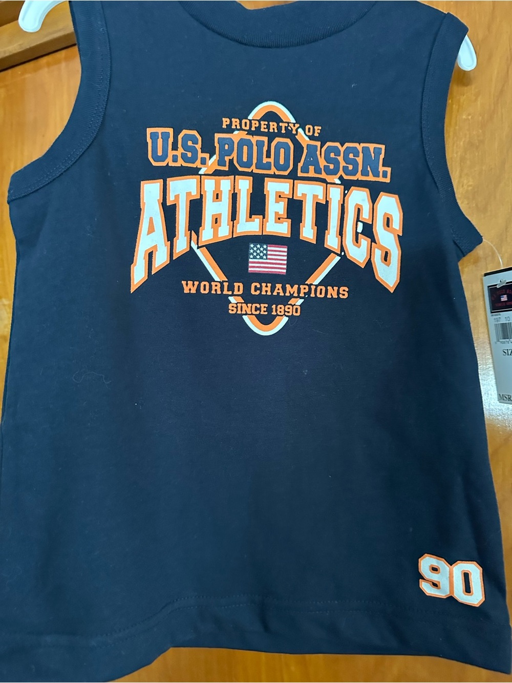 U.S. Polo Assn. Boys 3T NWT Navy Athletics Tank Top